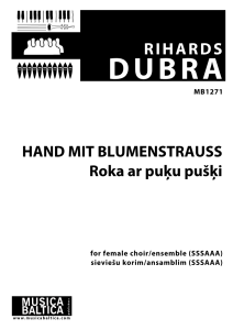 Hand mit Blumenstrauß