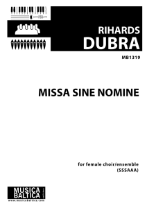 Missa Sine Nomine