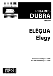 Elēģija