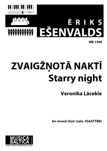 Zvaigžņotā naktī