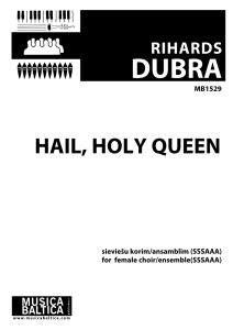 Hail, Holy Queen