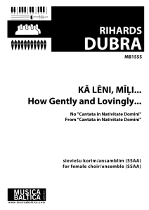 Kā lēni, mīļi...