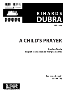 A Child's Prayer