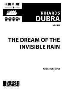 The Dream of the Invisible Rain