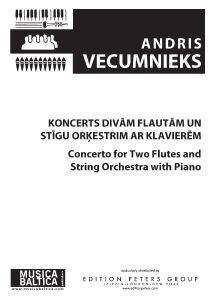 Koncerts divām flautām un stīgu orķestrim ar klavierēm