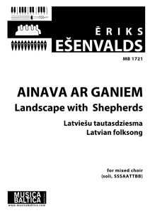 Ainava ar ganiem