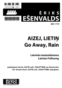 Aizej, lietiņ