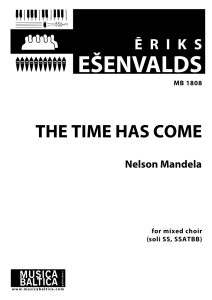 The Time Has Come