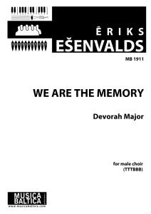 We are the Memory