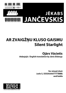 Ar zvaigžņu kluso gaismu