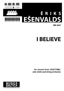 I Believe