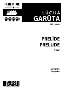 Prelīde E dur