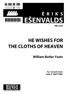 He Wishes for the Cloths of Heaven