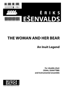 The Woman and Her Bear