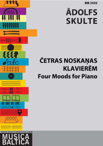 Četras noskaņas klavierēm
