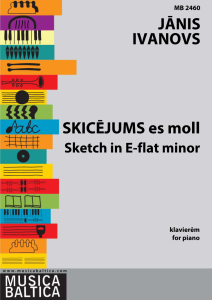 Skicējums es moll