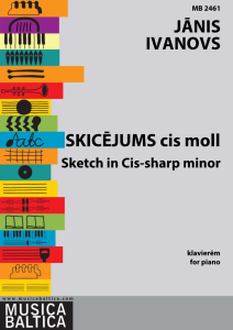 Skicējums cis moll
