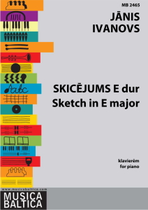 Skicējums E dur