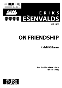 On Friendship