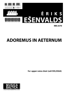 Adoremus in Aeternum
