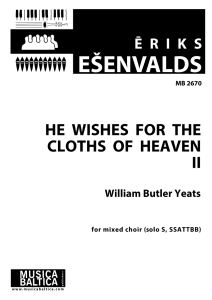 He Wishes for the Cloths of Heaven II