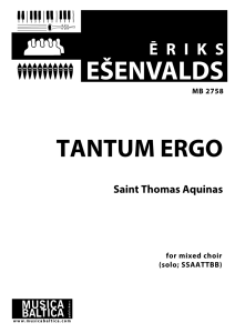 Tantum ergo