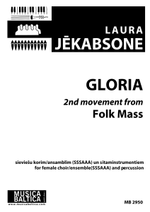 Gloria, 2. daļa no Folk Mass