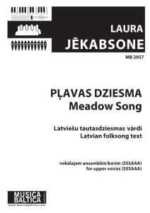 Pļavas dziesma