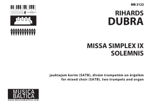 Missa simplex IX Solemnis