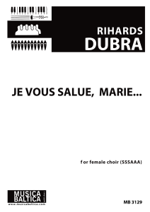 Je vous salue, Marie...