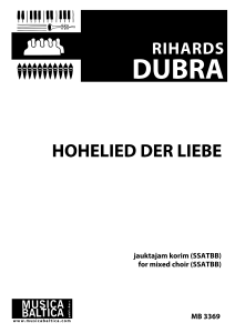 Hohenlied der Liebe