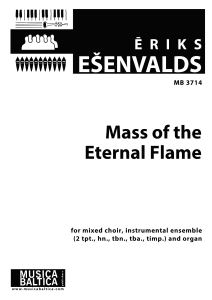 Mass of the Eternal Flame