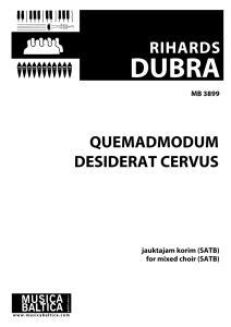 Quemadmodum desiderat cervus