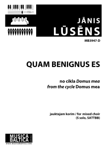 Quam benignus es