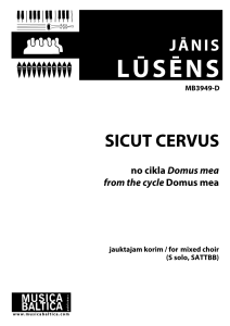 Sicut cervus