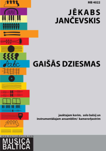 Gaišās dziesmas