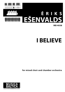 I Believe