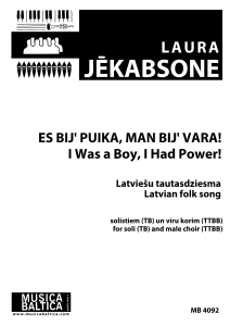 Es bij' puika, man bij' vara