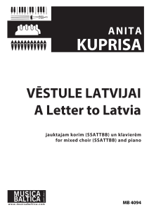 Vēstule Latvijai