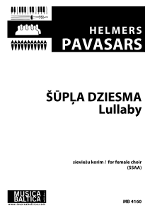 Šūpļa dziesma