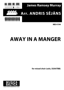 Away in a Manger