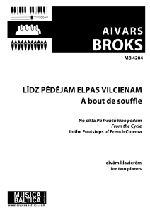 Līdz pēdējam elpas vilcienam. No cikla Pa franču kino pēdām.