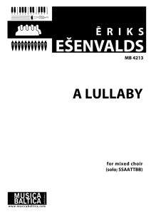 A Lullaby