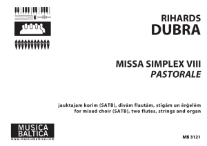 Missa simplex VIII "Pastorale"