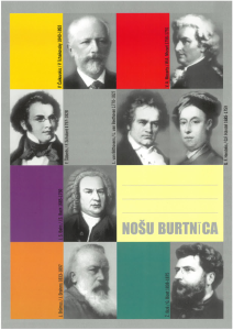 Nošu burtnīca A4 vertikāla