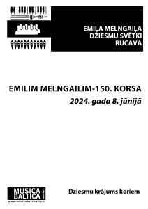 Emilim Melngailim - 150. Korsa. Dziesmu krājums koriem
