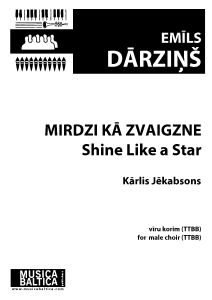 Mirdzi kā zvaigzne