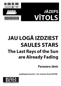 Jau logā izdziest saules stars