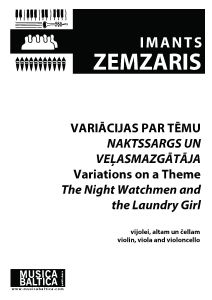 Variācijas par tēmu Naktssargs un veļasmazgātāja