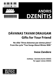 Dāvanas tavam draugam